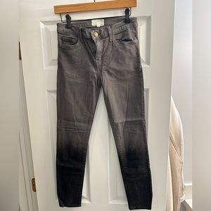 Ladies Current Elliot Grey Jean with black shade towards bottom size 27